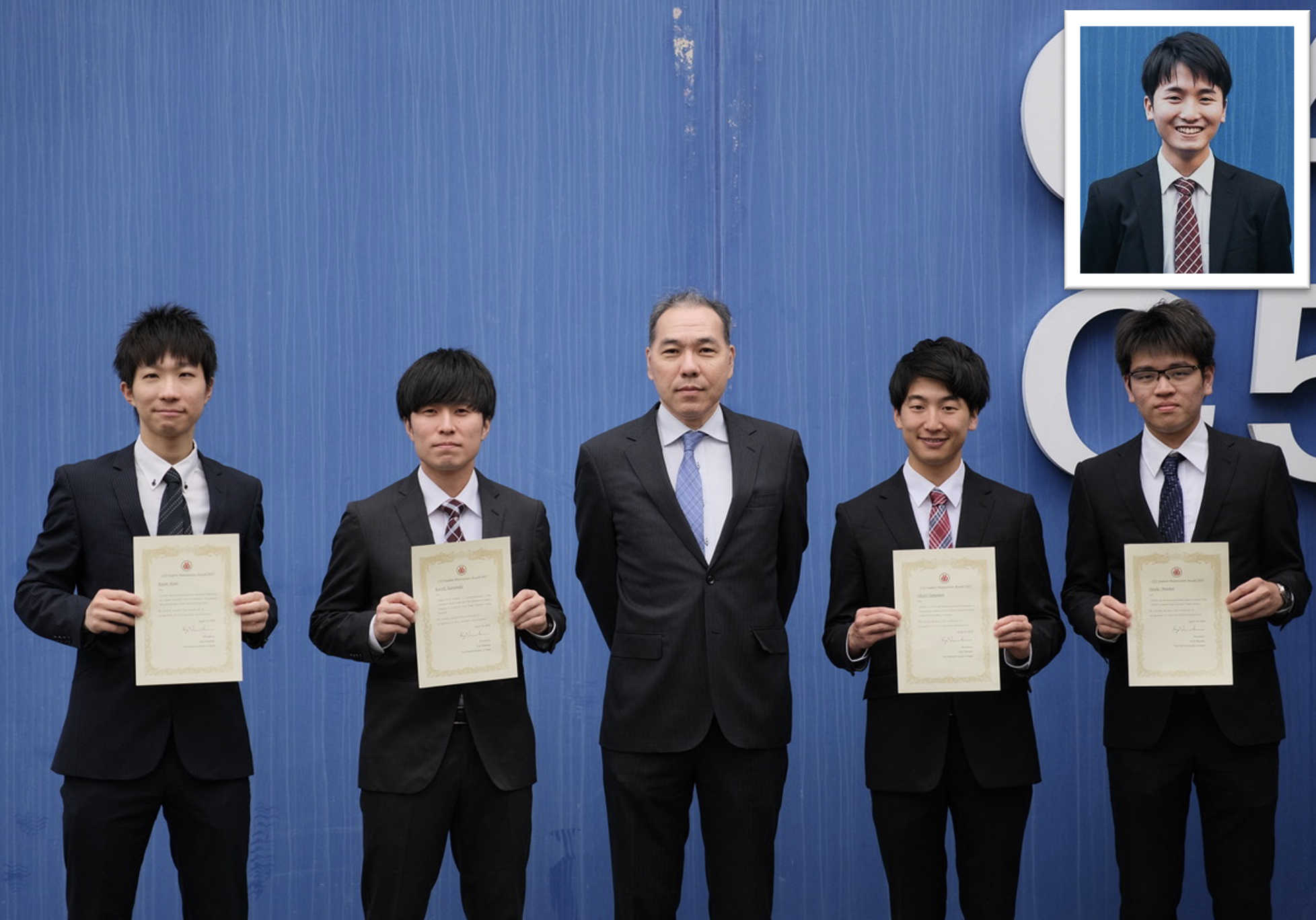 有機化学専攻の学生 応用化学専攻の5名の学生が日本化学会 学生講演賞を受賞しました